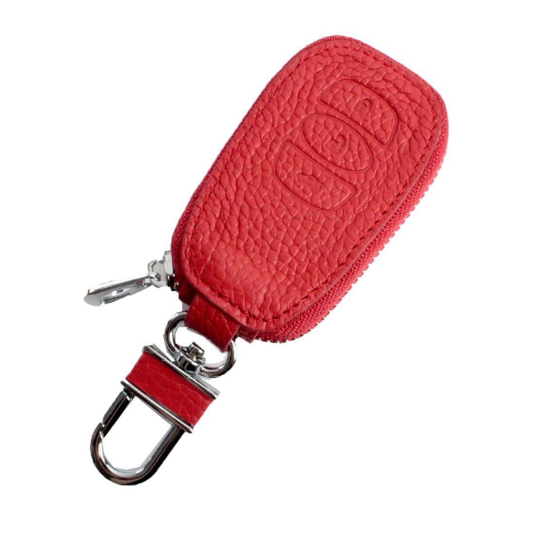 ПОТРЯСАЮЩИЙ AWESOME ASKE-SUA-06 Натуральная Кожа Эксклюзивный Дизайн Чехол для Умного Ключа, Subaru Тип А, Красный