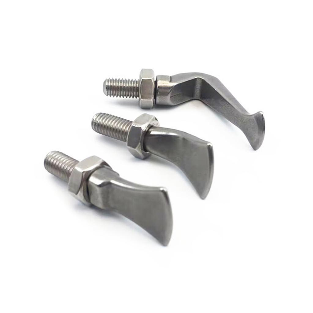 3Pcs Automotive Dent Repair Slide Bar Clamp Pliers Head M8 Thread Horn Pliers Head Dent Repairing Tool Part Support Head