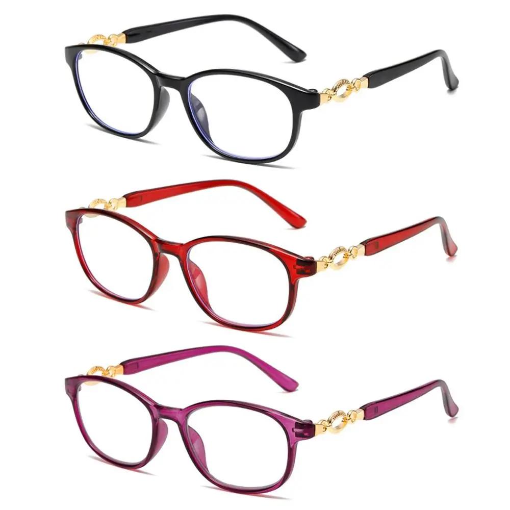 Women Square Reading Glasses Small Frame Purple Presbyopic Eyeglasses Men Anti Blue Light Eyewear For Reading +1.0 +1.5 +2.0
