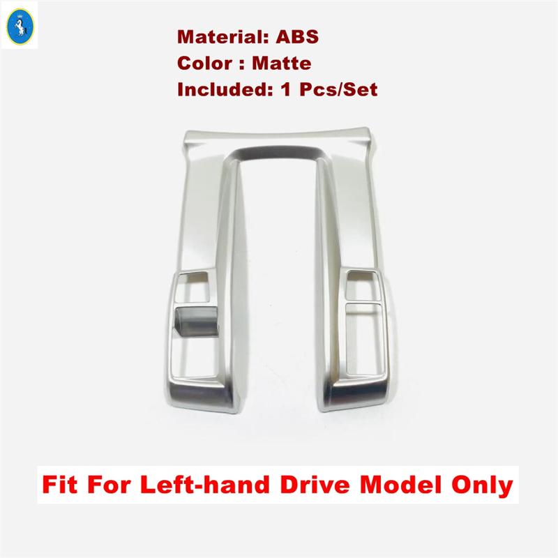 Carbon Fiber / Matte ABS Auto Center Control Gear Shift Panel Decor Frame Accessories Cover Trim Fit For Honda Civic 2016 -