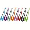 High-Temperature Resistant 430 Stainless Steel Anti-Scald BBQ Tongs for Outdoor and Kitchen Use