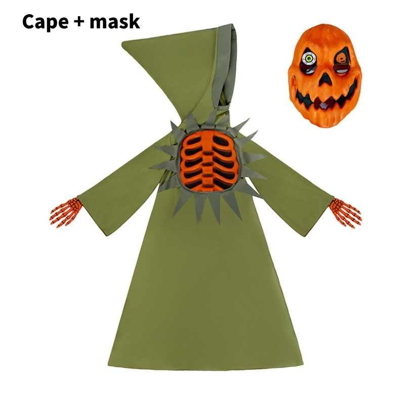 

Halloween Pumpkin Kids Cosplay Suit For Kids Party Dress Up And Play L-XL(Child）