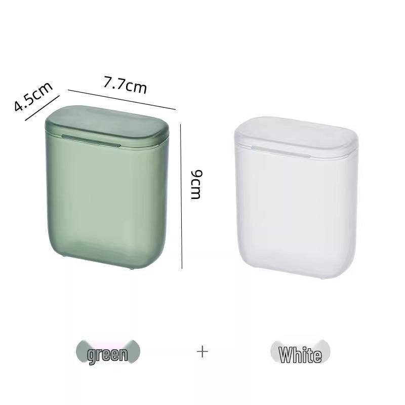 

Прозрачный матовый мини-бокс для хранения кабелей и наушников - Портативный и пыленепроницаемый с крышкой