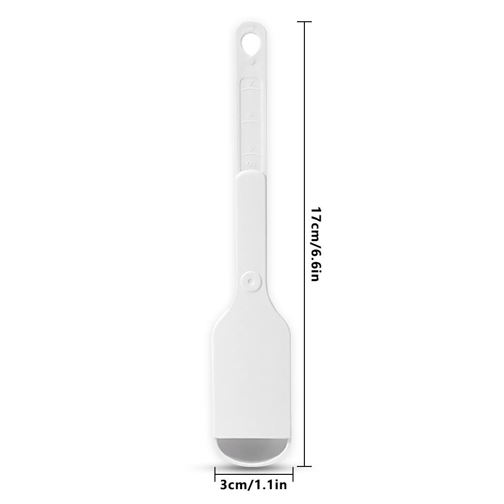 Adjustable Measuring Spoon Plastic Scoop Teaspoon for Dry Ingredients Kitchen Handle Spice Measurer Cup Household Supplies
