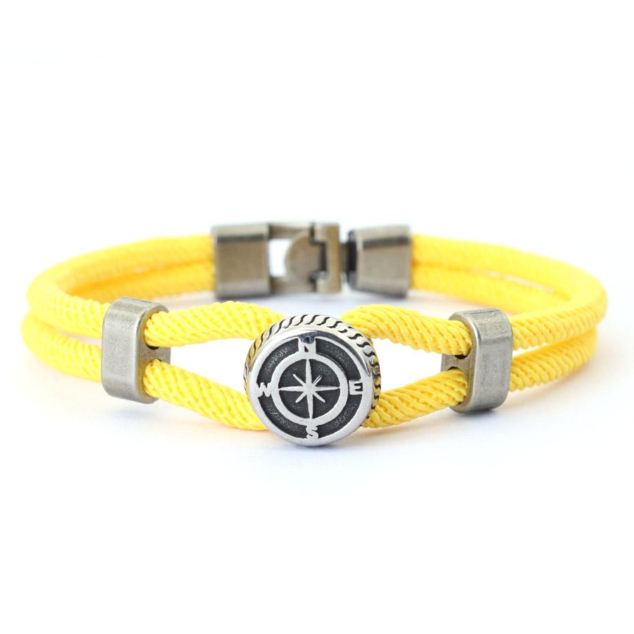 New Compass Bracelet Man Viking Nautical Rope Braslet Bangle Handmade Weaven Surfer Accessories Hombre Marine String Braclet