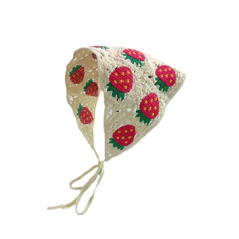Pastoral Knitted Wool Headband - Cute, Simple Triangle Style Hair Accessory for Women