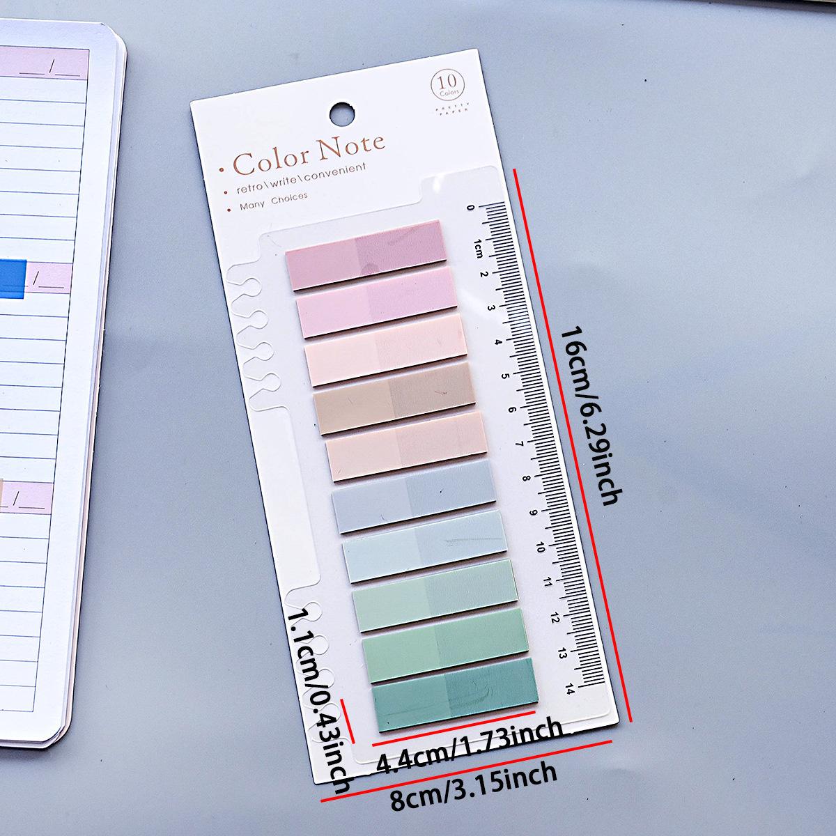 

200 Sheets 6Series Color Sticky Notes Self-Adhesives Memo Pad Bookmark Marker Memo Sticker Paper Office School Supplies