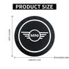 1/2Pcs Car Coasters Water Cup Slots Non-Slip Mat For Mini Cooper JCW Works R56 R50 F54 F55 F56 F57 F60 R52 R53 R55 R57 R58 R59
