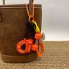 Bag Charm Dopamine Barbell Plates Kettlebell Simulation Dumbbells  Creative Fitness Bag's Pendant Gifts