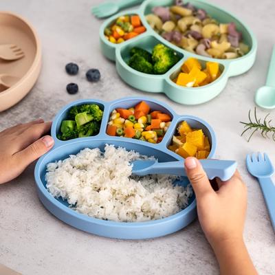 Food Supplement Lunch Box Compartment Design Children's Food Boxes Cat Paw Shape Food Safety Material Storage Boxes