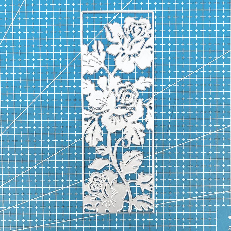 

Рамка-фон с розами, металлические вырубные штампы, вырубной штамп, форма для вырубки, украшение, скрапбукинг, бумажное ремесло, папка для тиснения, декоративный крафт для фотоальбома dies серебряный