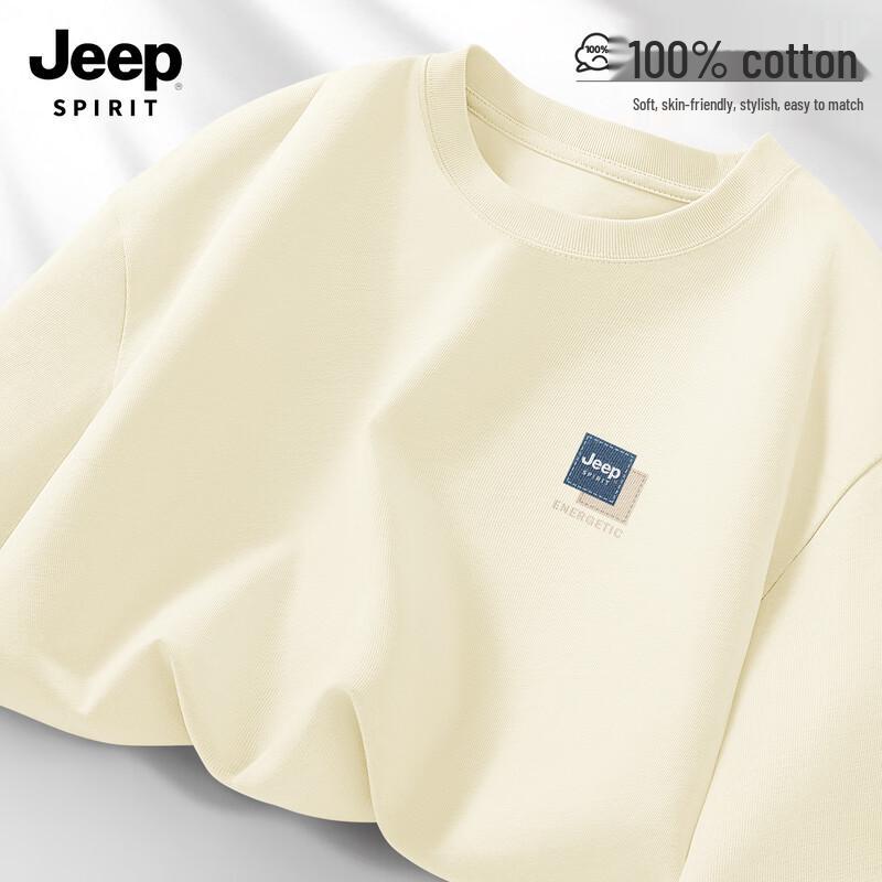 

JEEP SPIRIT Men s Loose Fit Cotton Long Sleeve T-Shirt XL