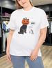Pumpkin Halloween Cotton Unisex T-Shirt Mens Womens Tees Top