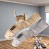 Collapsible Cat Winter Suede Tunnel for Puppy Rabbit Kitten Play Chase Hide Tunnel,Interactive Bedding Toy In 2 Ways 3 Ways