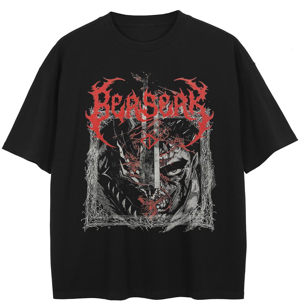 

Уличная одежда Темный Аниме Графическая Футболка Хлопковая Футболка Унисекс Топы Футболки Летняя Футболка с Короткими Рукавами XXL чёрный