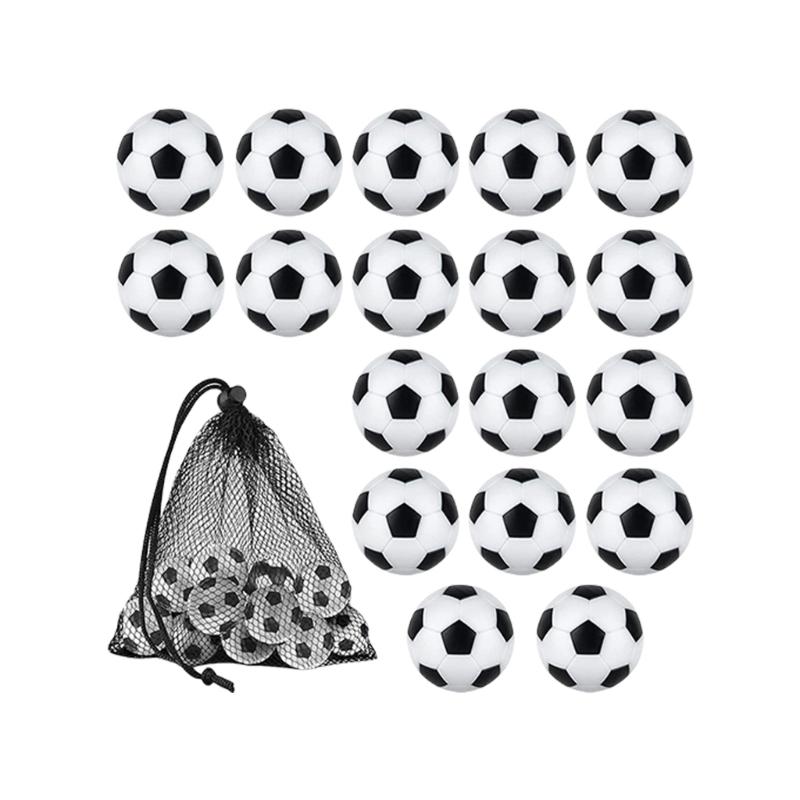 18Pcs Table Soccer Foosball Replacement Balls Official Table Soccer Balls Tabletop Football Balls Football Machine Part