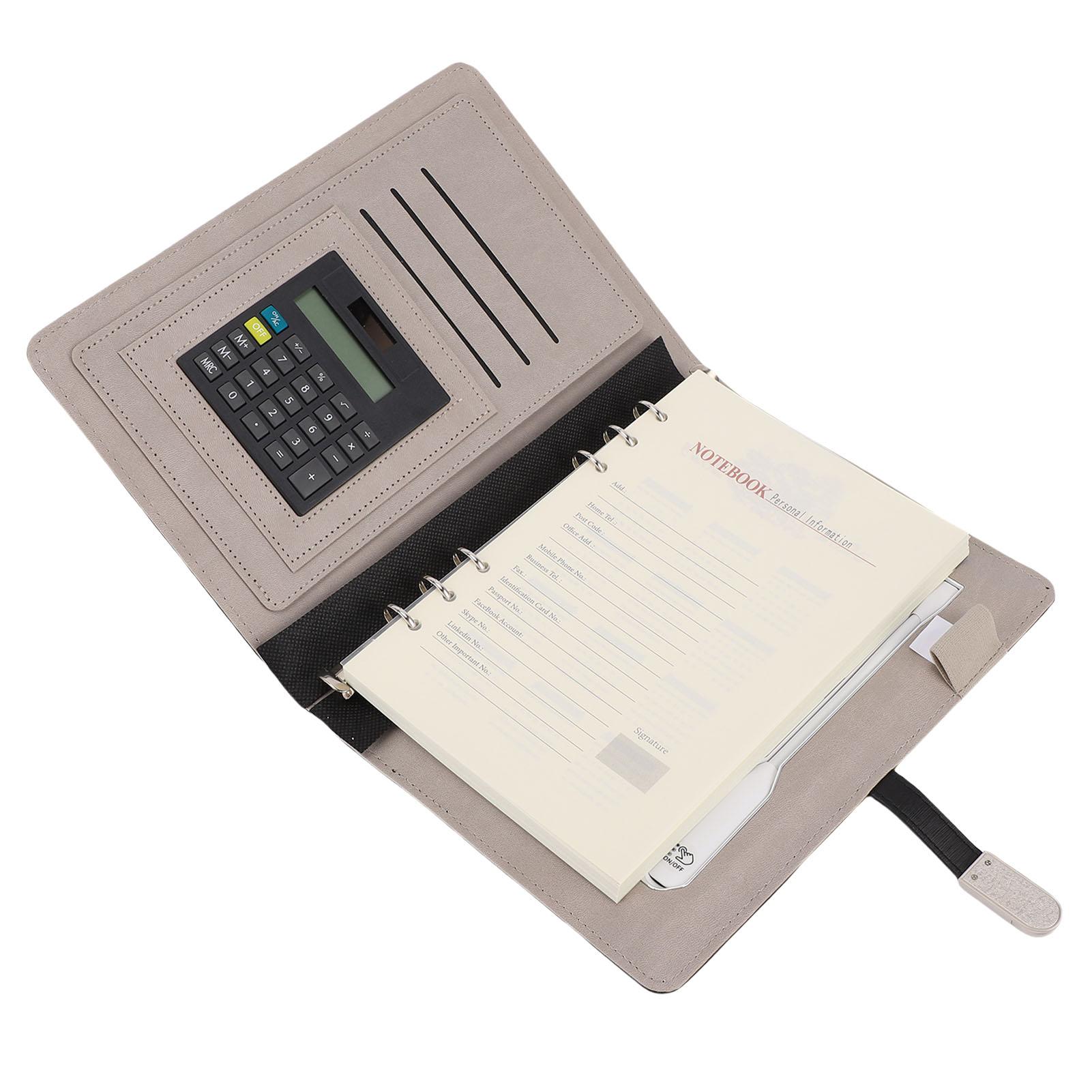 

Wireless Charging Notebook Personalized Travel Journal with Power Bank for Work and Travel