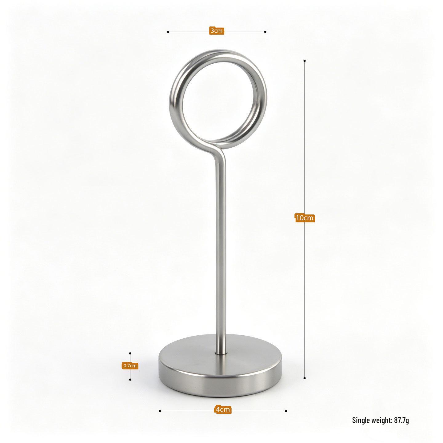 Stainless Steel Table Number Holder for Weddings & Events