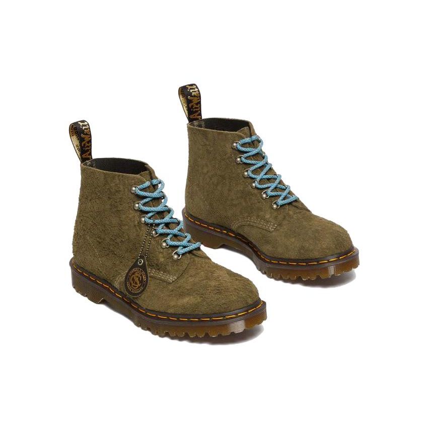 Dr. Martens Suede Comfortable Versatile Ankle Boots Unisex ankle boots Green 30946352