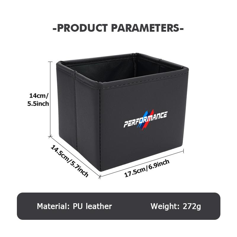 Car Trash Can Car Door Storage Box Foldable Storage Box For BMW E91 E92 E93 E60 F10 F30 E39 E36 E87 X3 X5 E70 E46 E90
