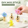 8Pcs Creative Tiny Magnetic Bud Vases 3D Refrigerator Magnets Vase  Living Room