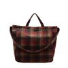 New autumn and winter woolen plaid tote bag women's leisure large-capacity college style shoulder bag underarm bag