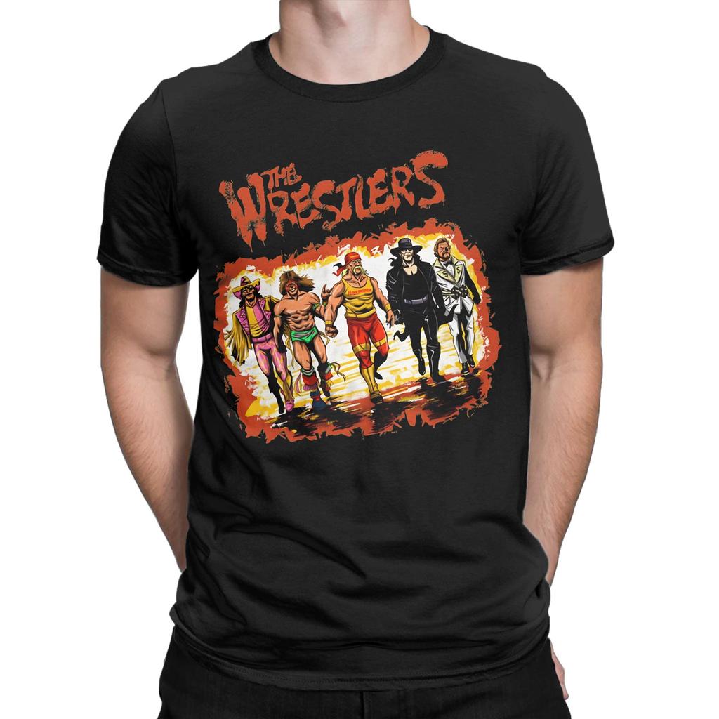 The Wrestlers Novelty 100 Cotton Tshirt Luchador Tees Tops For Unisex