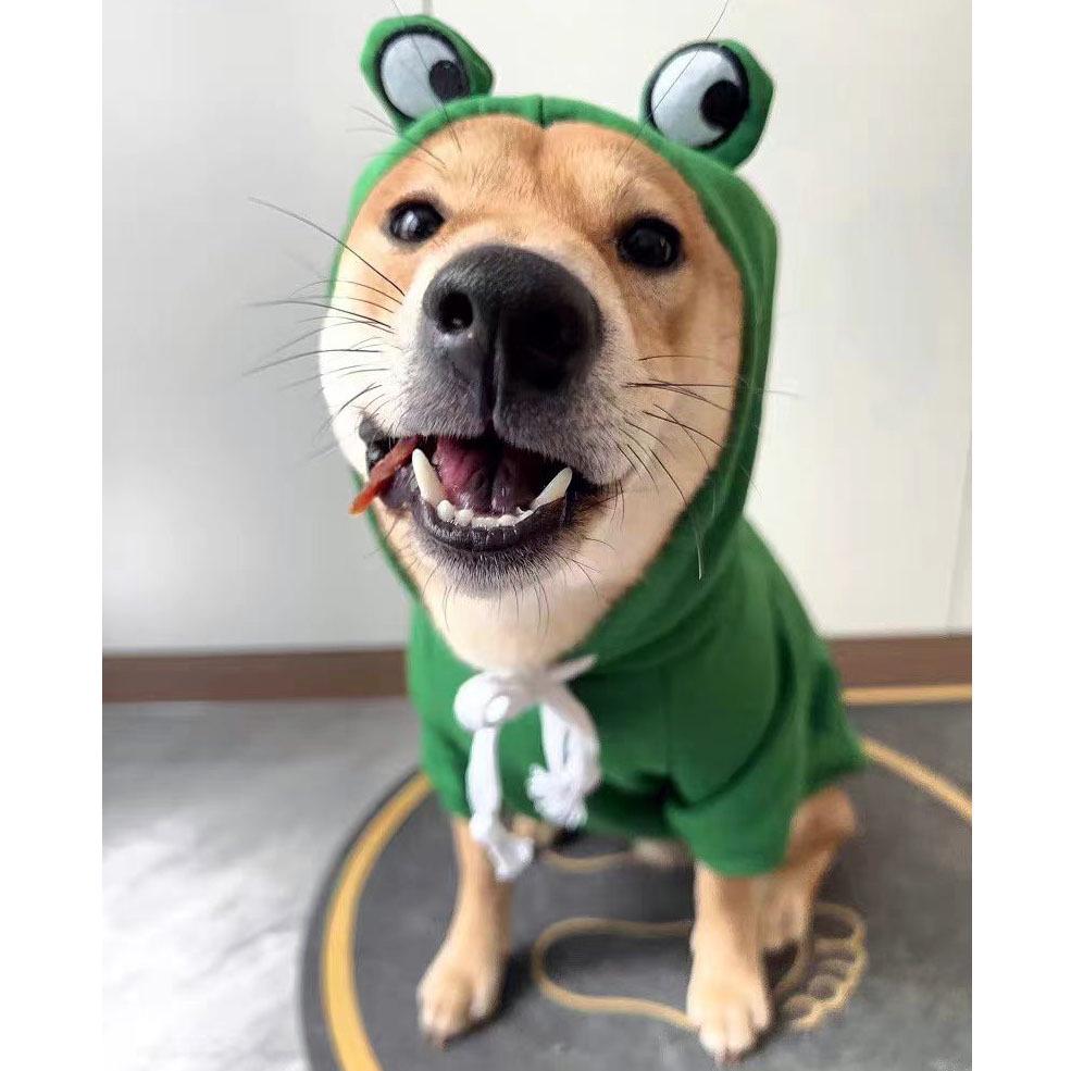 Pet Autumn Winter Fleece Hoodie - Cotton Sweatshirt for Dogs & Cats