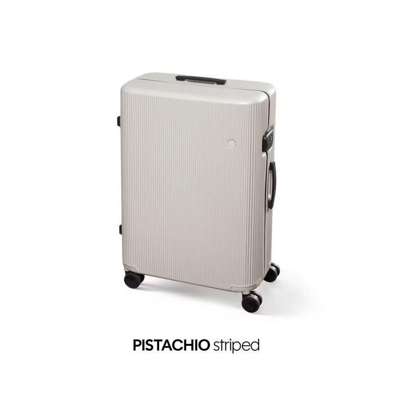 Чемодан ITO Pistachio 1-го поколения, полосатый, 28 дюймов