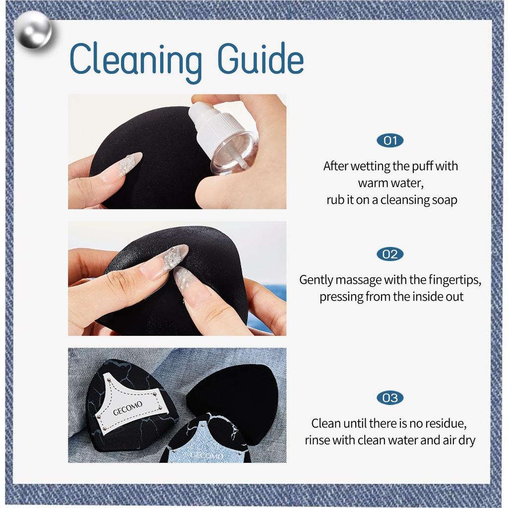 GECOMO Makeup Sponge Puff - Hot Selling New Makeup Cotton Puff For Flawless Application And Blending