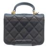 CHANEL No. 31 AP2200 Black Lamb GHardware Mini Mini Matelasse Top Handle 2-Way Chain Shoulder Shoulder bag blackUsed