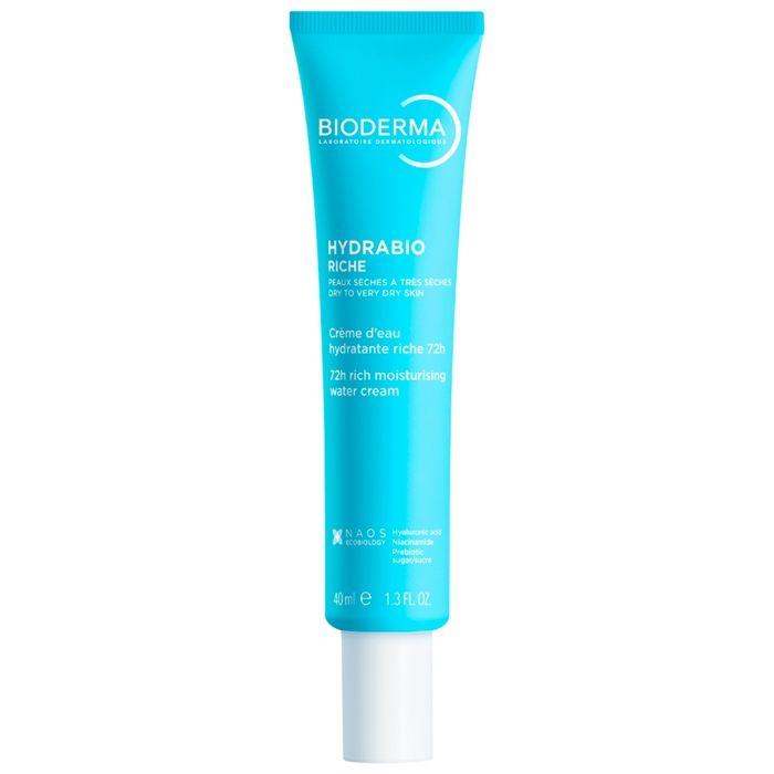 Bioderma Hydrabio Riche Crème d'Eau Hydratante 72H Peaux Sèches à Très Sèches 40 ml