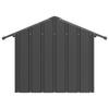 Vidaxl Dog House Buda With Roof, 85X107X81 Cm, Galvanized Steel