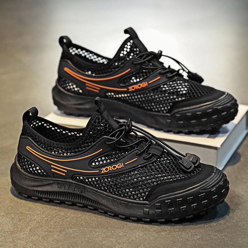 Summer Breathable Men Casual Shoes Lightweight Mesh Walking Sneakers Non-slip Sport Shoes Athletic Jogging Shoes Tennis Shoes