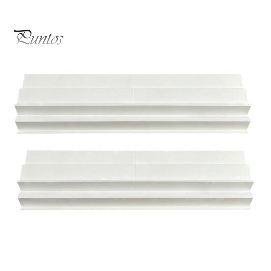 2 Player Mahjong Supplies 1/2/4Pcs Folding Double Rack, Tile Holder Plastic Racks for Up to 1.5 Inches Tiles, Portable Game Accessory
