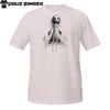 Creepy Ghost T-Shirt | Floating Spirit with Long Hair | Scary Halloween Art