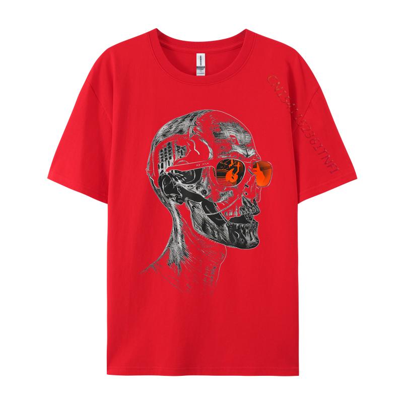 Unisex Clothes Zombie Costume Halloween Sunglasses Art Zombie Tshirt Tee Tops Cotton Oversized T Shirt Cool TShirt