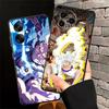 Black Soft Phone Cover Case for Xiaomi Redmi A4 9 A1 A2 Plus 13C 10 K40 K80 Pro A3 12C 14C A5 One Piece Anime Luffy