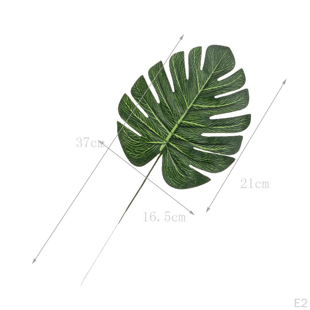 5 Artificial Faux Foliage Palm Home Decor