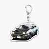 Classic Japan Anime Initial D Takumi Racing Cars Key Chain Keychains Ring for Accessories Bag Pendant Keyring Jewelry Fans Gifts