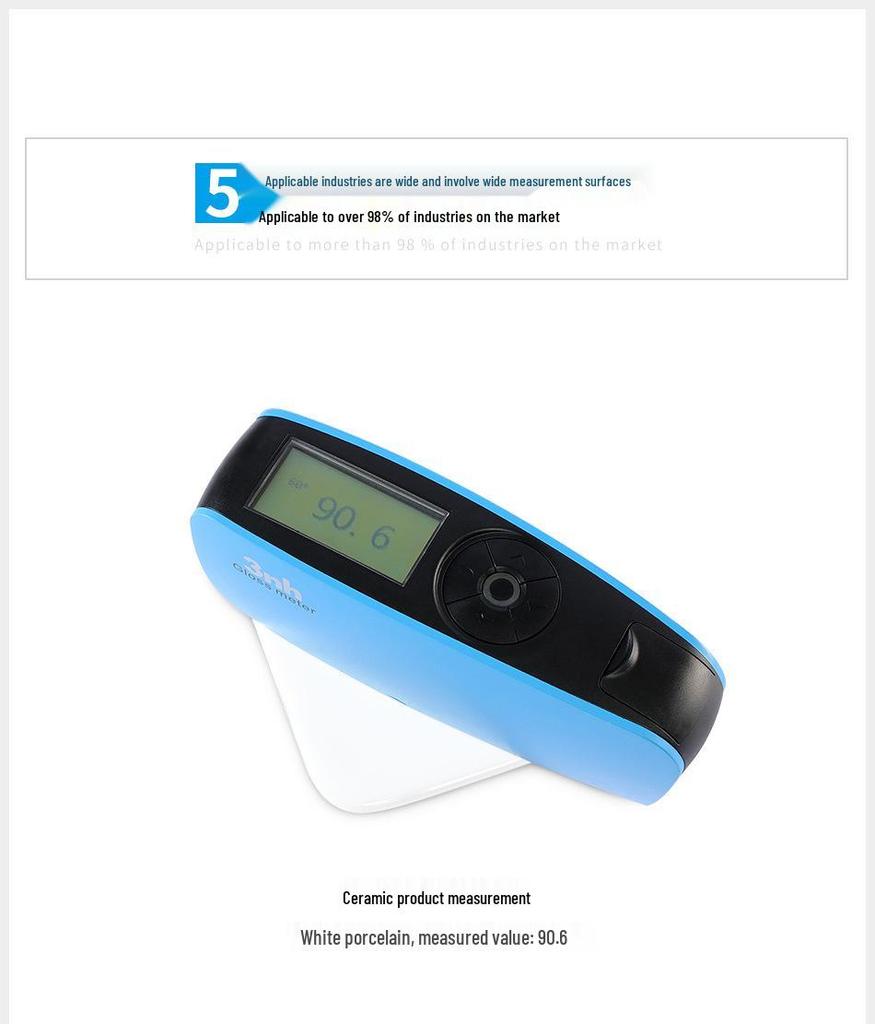 Miernik połysku YG60S do powierzchni metalowych, malowanych, kamiennych i lustrzanych