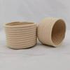 Handmade Woven Cotton Rope Storage Basket for Keys and Wallets