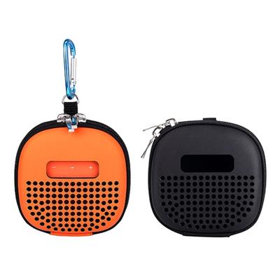Carrying Case for Bose SoundLink Micro Case with Portable Metal Hook for Easy Carrying, Soft Silicone Shockproof Cover