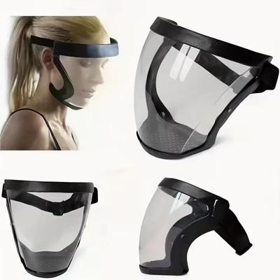 Full Transparent Facial ProtectiveMask with Adjustable BuckleReusable and Heat Resistant Facial Shield for Safety At WorkOutside
