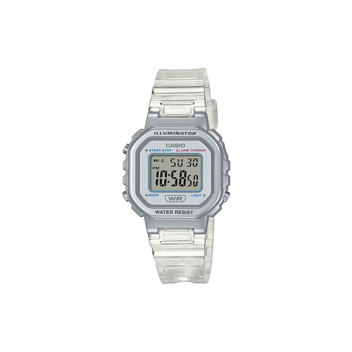 

Casio Vintage Series L Digital Fashion Minimalist Classic Quartz Movement Resin Strap Watch Women watches White LA-20WHS-7A Regular Watch Box,White Strap
