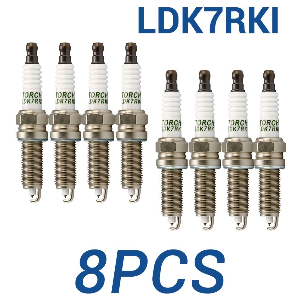 2-8PCS Iridium Candle TORCH LDK7RKI E4G16-3707010AB 3707AAG Compatible with Chery arrizo/Tiggo SQRE4G15C SQRE4G15B SQRE4G16