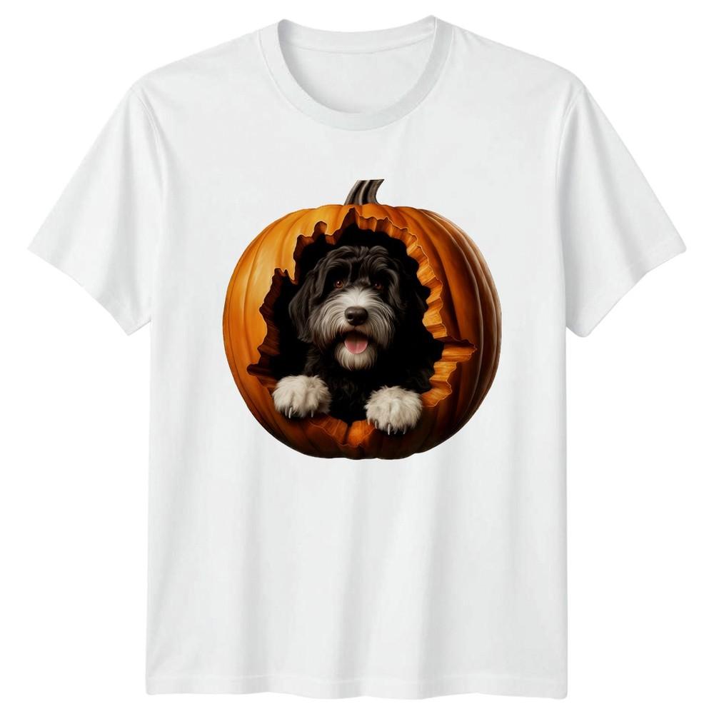 Dog In Pumpkin TShirt Halloween Bernedoodle Pet Halloween Gift For Him And Her S