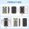 100A 6/12 Way Fuse Block Fuse Box with Stickers Waterproof Cover Fuse Panel for Automotive Cars Trucks RVs Campers Vans