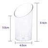 20Pcs 70Ml Reutilizável Cilindro Sobremesa Copos Plástico Mini Iogurte Mousse Sobremesa Copo