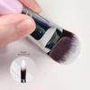 Flacher Kopf Zungenförmiger Foundationpinsel Schneller Basis-Make-up-Pinsel Nahtloser Konturpinsel Make-up-Pinsel Kosmetisches Schönheitswerkzeug Make-up-Pinsel